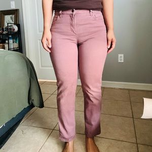 Gloria Vanderbilt Amanda Lilac Jeans Size 6 Short